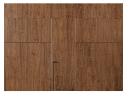 Панели для отделки стен Панель Шпон с эффектом NaturWood. Цвет Орех умбра матовый. Материал Шпон Naturwood. Коллекция Шпон с эффектом NaturWood. Картинка.