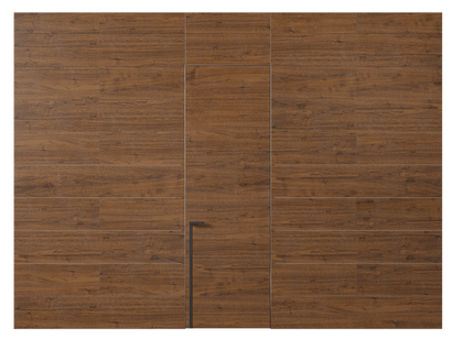 Панели для отделки стен Панель Шпон с эффектом NaturWood. Цвет Орех медный матовый. Материал Шпон Naturwood. Коллекция Шпон с эффектом NaturWood. Картинка.